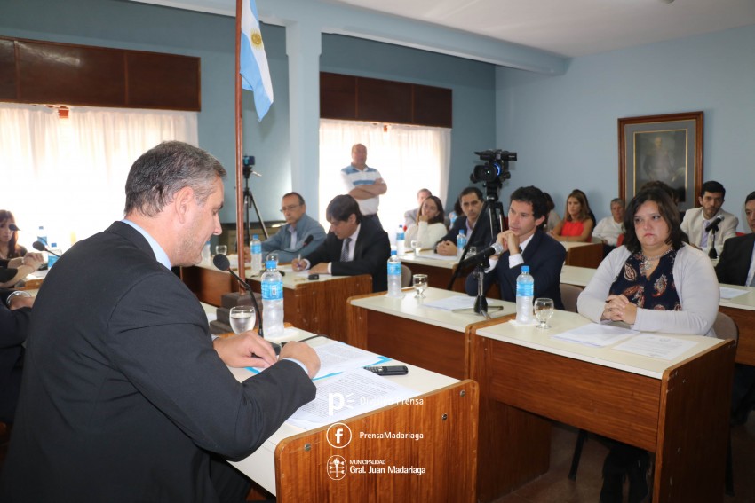 Santoro inaugur el periodo 2018 de sesiones ordinarias del HCD