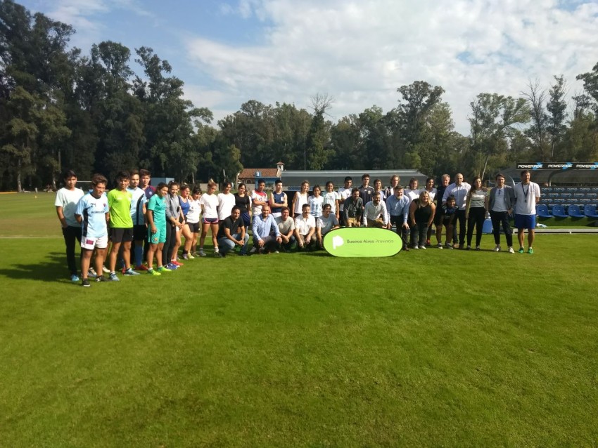 Entrenamiento en el predio de AFA de las madariaguenses que viajarn a