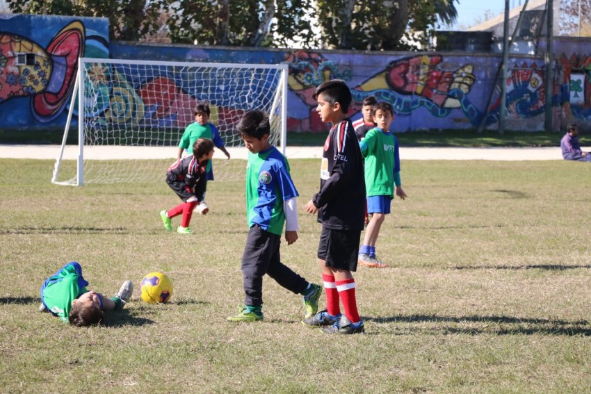 Divisiones infantiles tuvieron su encuentro futbolstico en el Polidep