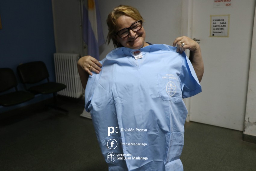 Personal del Hospital recibi nueva indumentaria