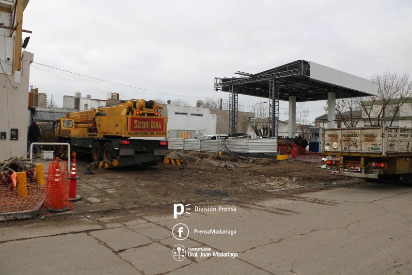 Corte de calles por trabajos de remodelacin en una estacin de servic