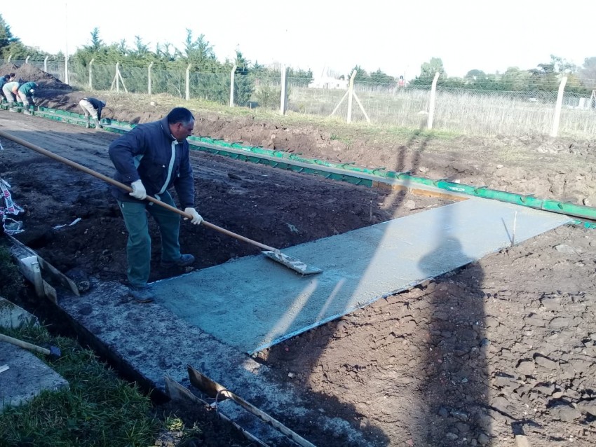 Culminaron los trabajos del cordn cuneta en calle Arias