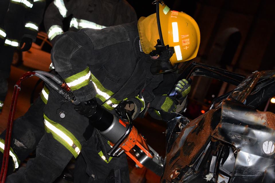 Bomberos realizaron su muestra de bsqueda y rescate