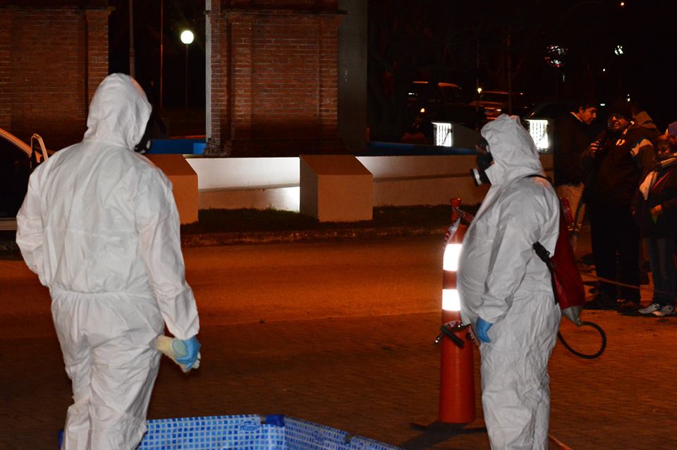 Bomberos realizaron su muestra de bsqueda y rescate