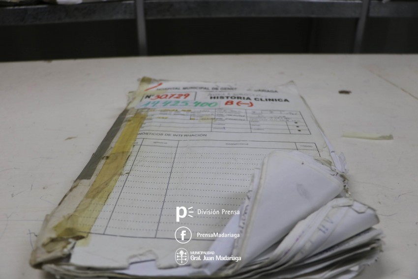 El trabajo en el Archivo del Hospital Municipal; el lugar en donde se 