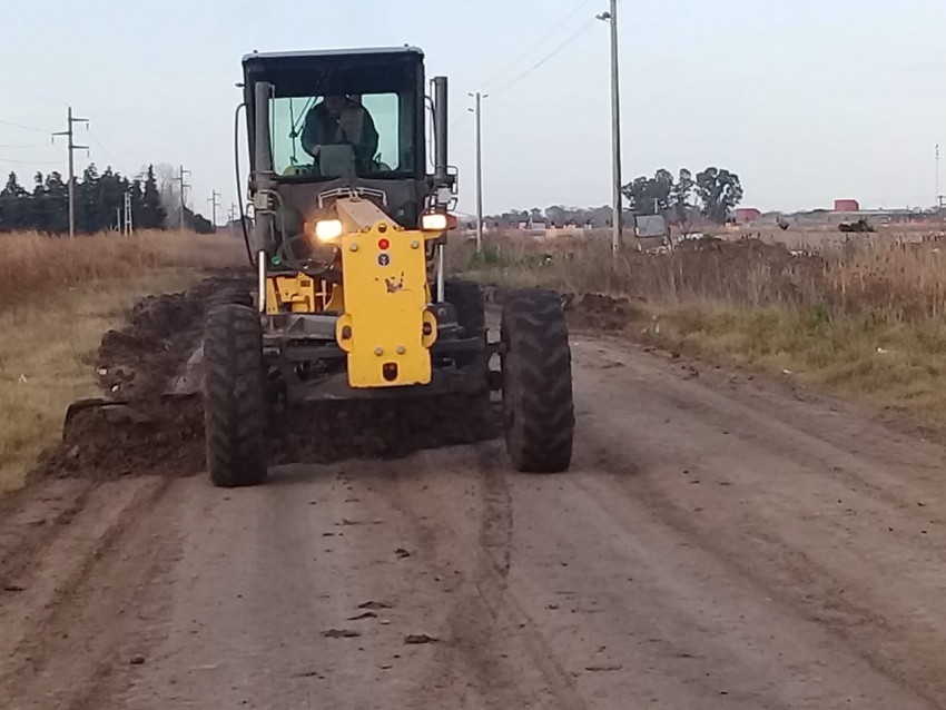 Realizaron tareas de mantenimiento en caminos rurales afectados por la