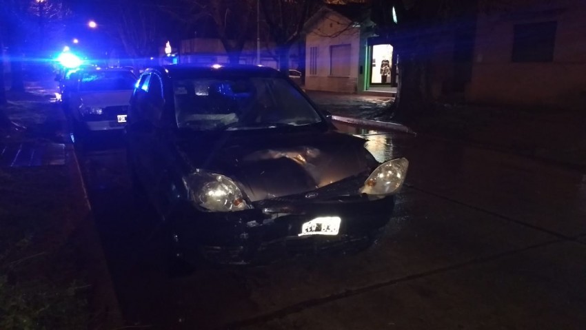 Siniestro vial deja una persona con golpes y heridas que debi ser tra