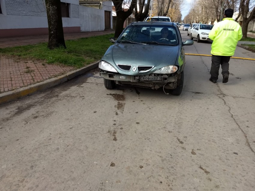 Siniestro vial en el centro provoca reducciones en el trnsito