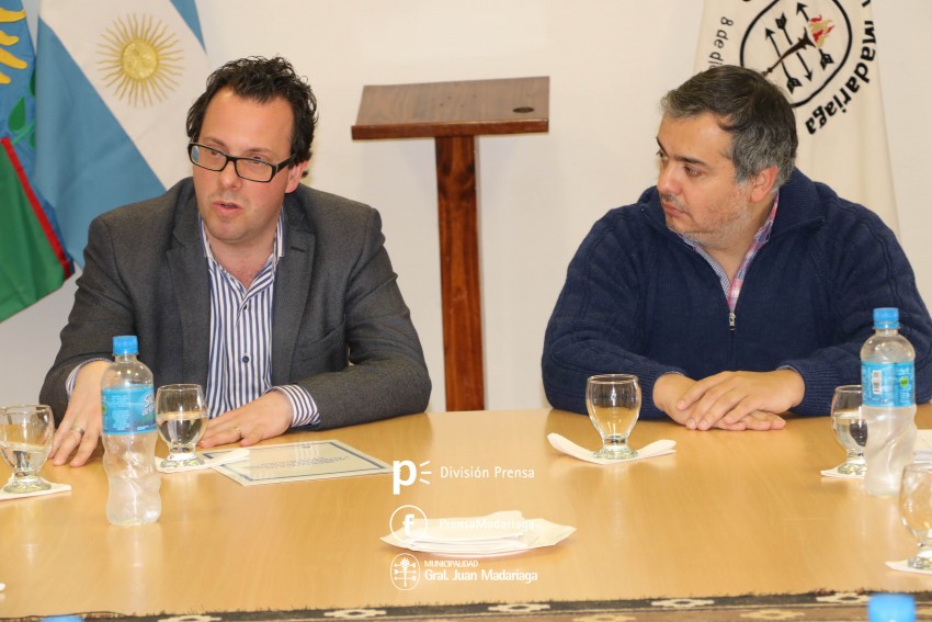 El secretario del Consejo Federal de Derechos Humanos visit Madariaga