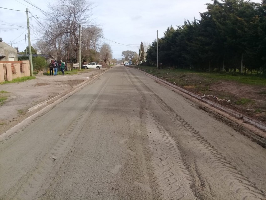 Volcaron polvo de piedra en Arias entre Crdoba y Caseros