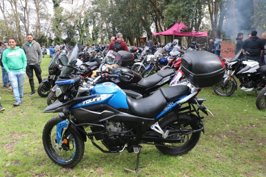 El motoasado reuni a ms de 500 participantes que llegaron de distint