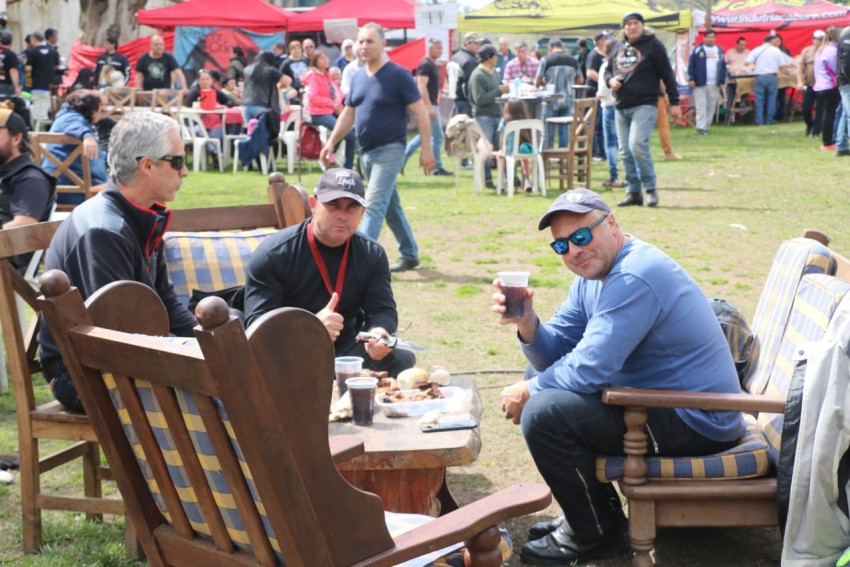 El motoasado reuni a ms de 500 participantes que llegaron de distint