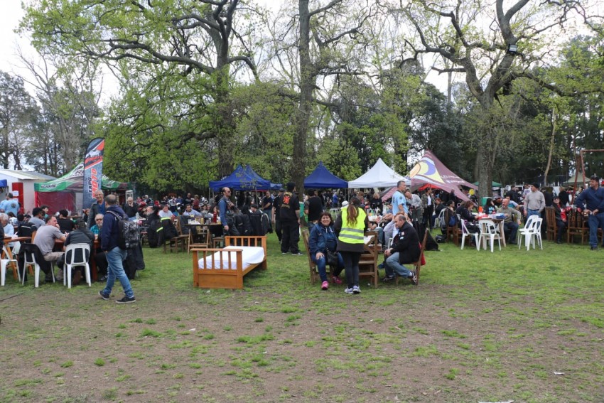 El motoasado reuni a ms de 500 participantes que llegaron de distint