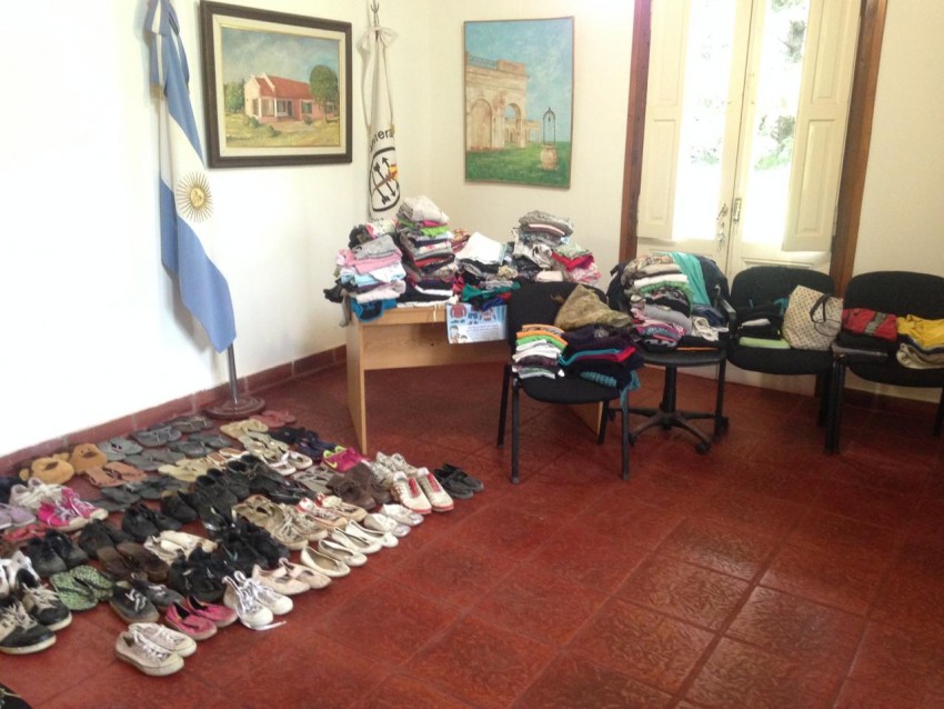 Desarrollo Social recibi una importante donacin de indumentaria