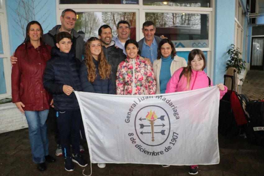 Los representantes de Madariaga partieron a Mar Del Plata para represe