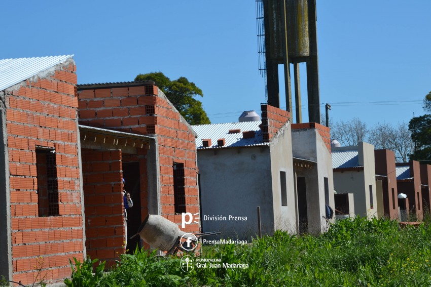 Avanza la construccin de las 29 viviendas de Coln y Catamarca