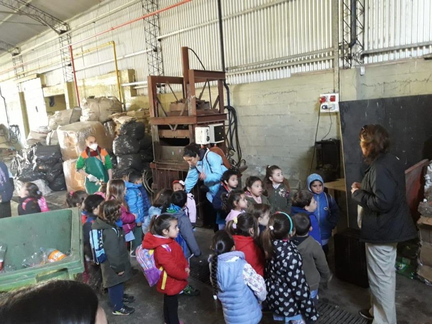 Alumnos de distintos jardines de infantes visitaron Medio Ambiente