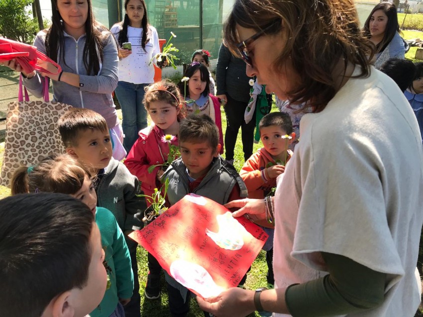 Alumnos de distintos jardines de infantes visitaron Medio Ambiente
