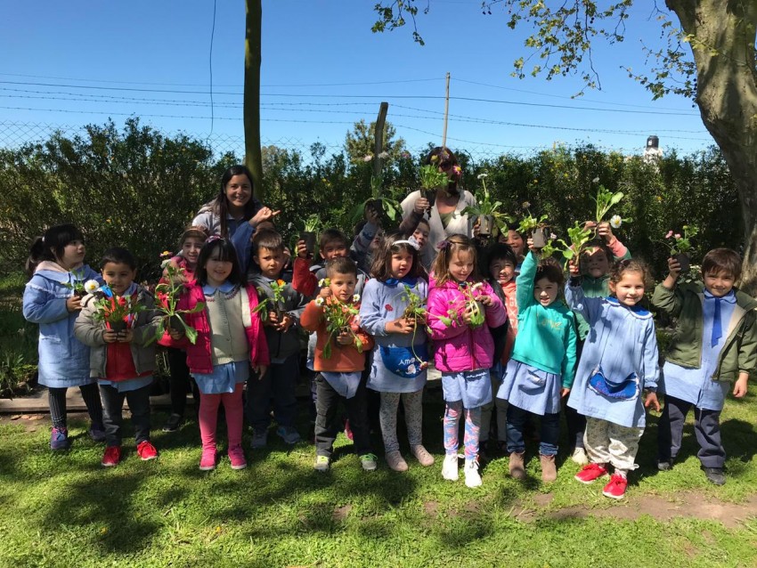 Alumnos de distintos jardines de infantes visitaron Medio Ambiente