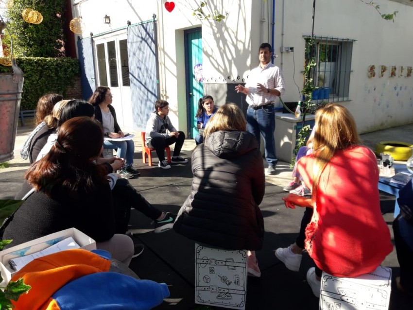 Realizaron actividades de huerta en el Jardn Raihue