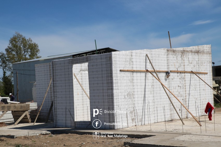 Finalizaron las primeras plateas de las 70 viviendas