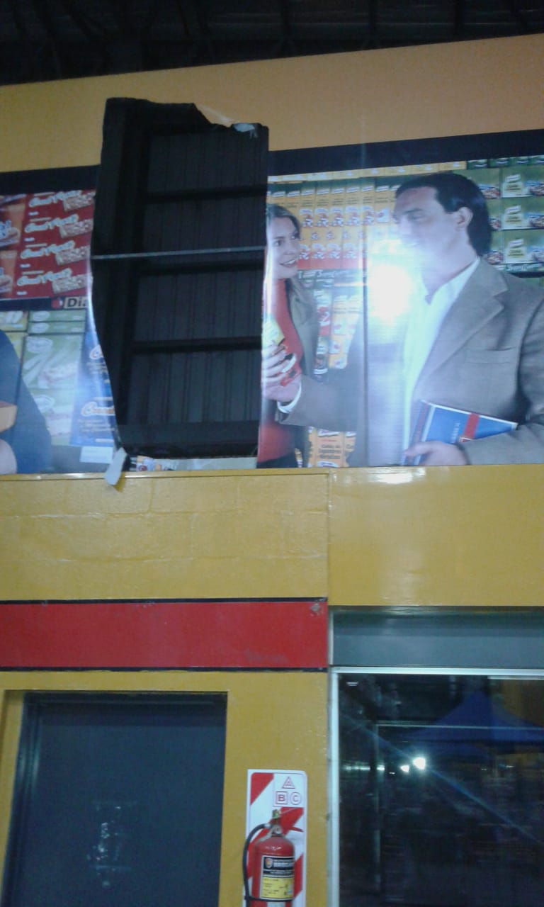 Intentaron robar el mayorista Diarco pero el sensor de la alarma se ac