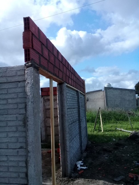 Edifican un nuevo módulo habitacional en el barrio San Martín