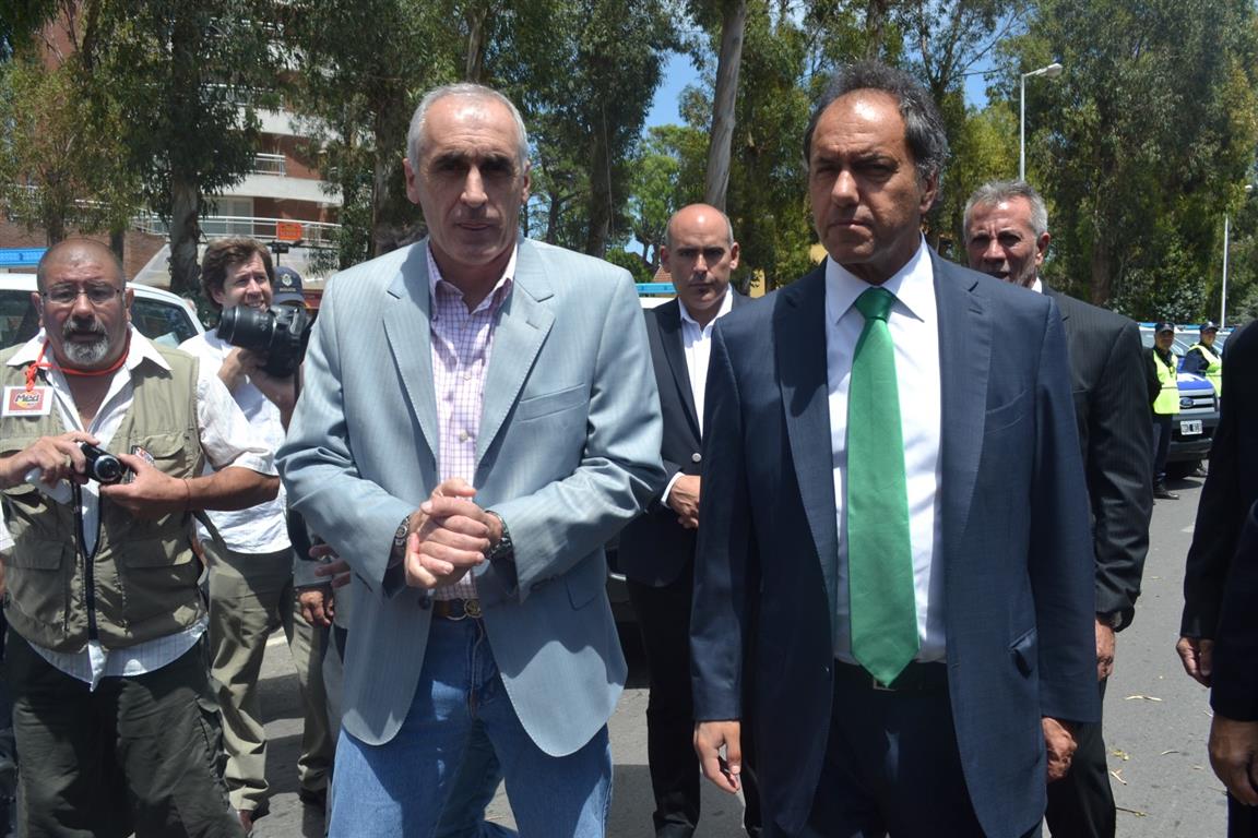 Popovich en el lanzamiento del Operativo Sol