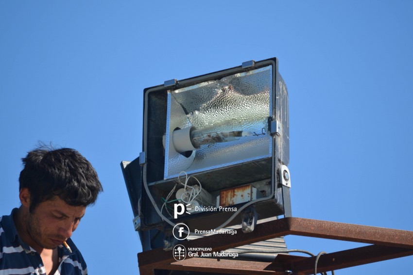 Renovaron la iluminacin en las inmediaciones del CAPS del barrio Belg