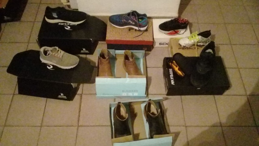 Recuperaron elementos que habran sido comprados con la tarjeta de db