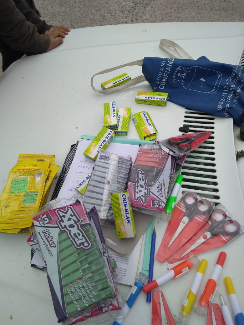 Decomisaron mercadera a vendedores ambulantes