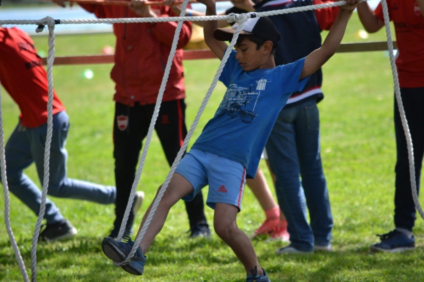 La Jornada Inclusiva dejo entretenimiento y diversión en el Polideport