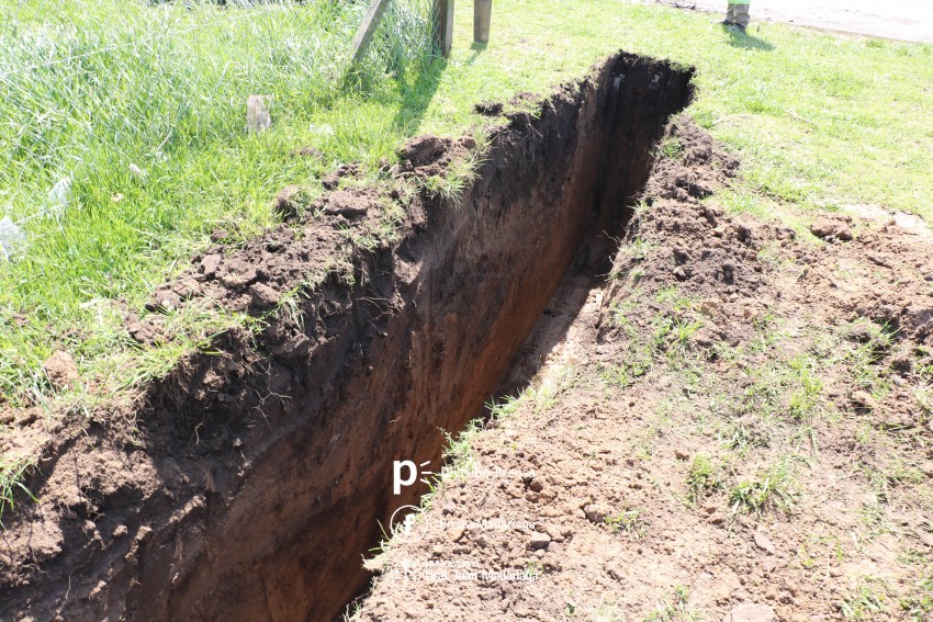 Comenzaron los trabajos para dotar de servicios a las 20 viviendas del