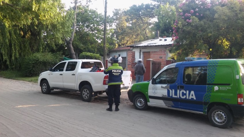 Allanamiento en Villa Gesell por un robo perpetrado en el Frente de Ru