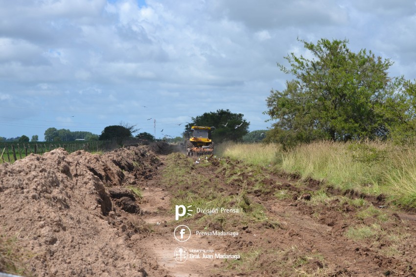 Avanza la obra en el camino rural popularmente conocido como