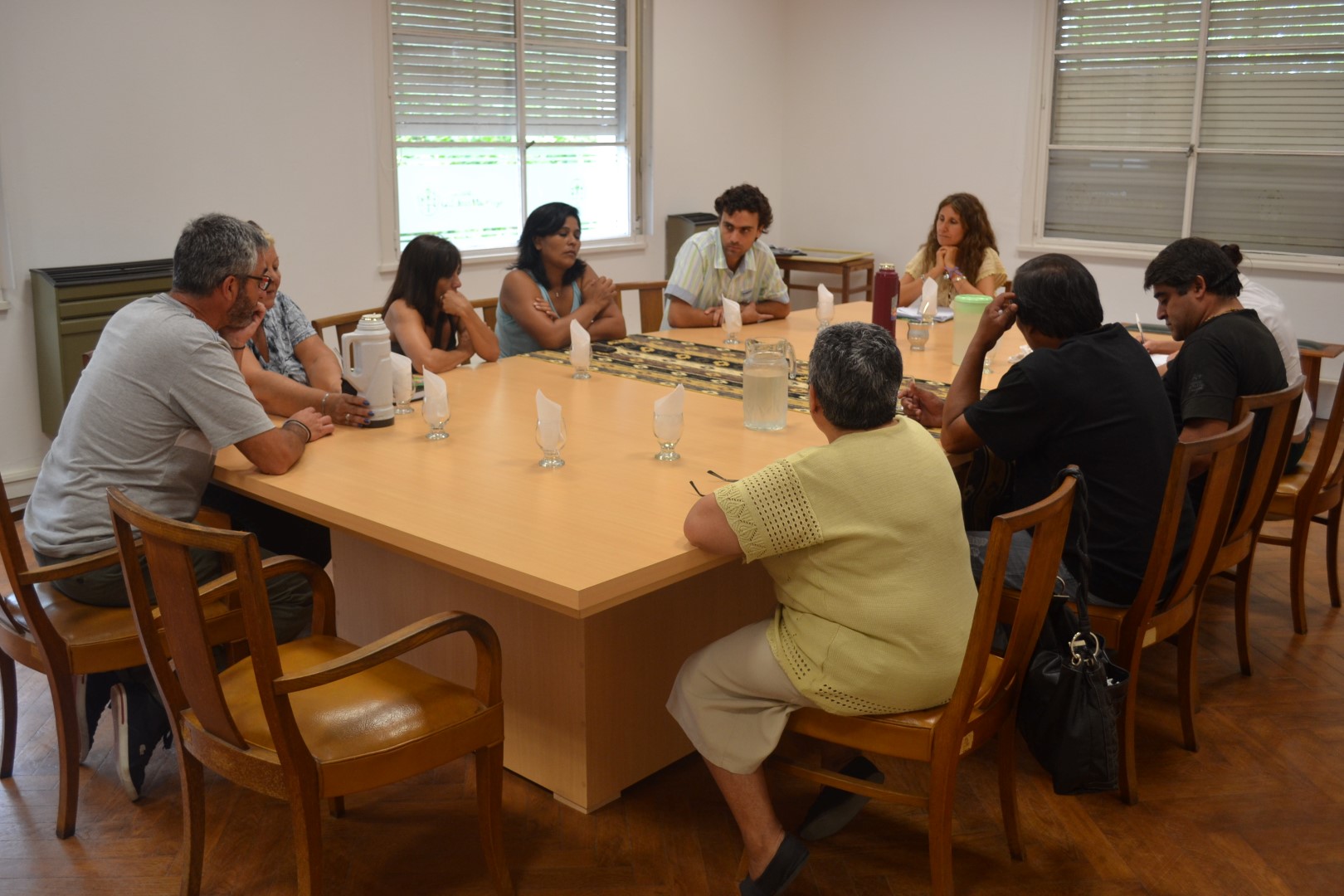 Carlos Caro recibi a ATE