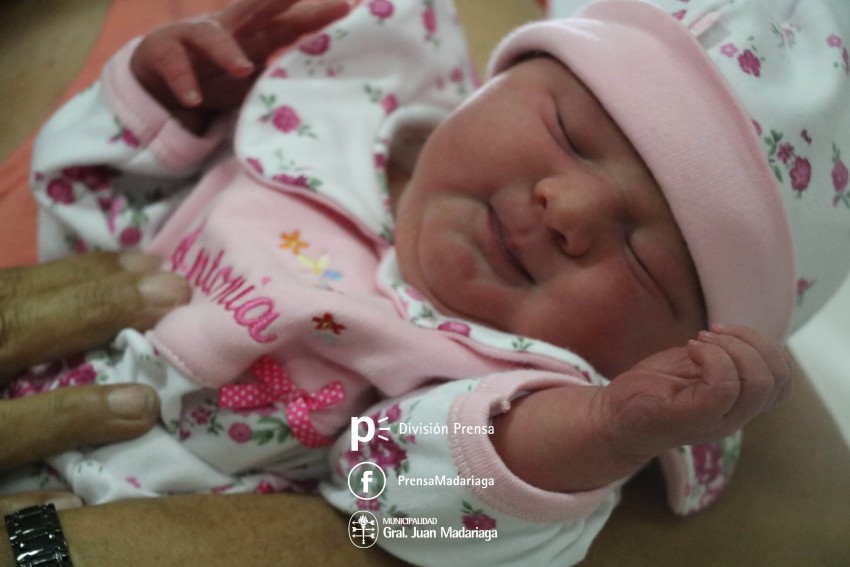 Antonia Catalina Estigarribia es la primera beb del ao en Madariaga