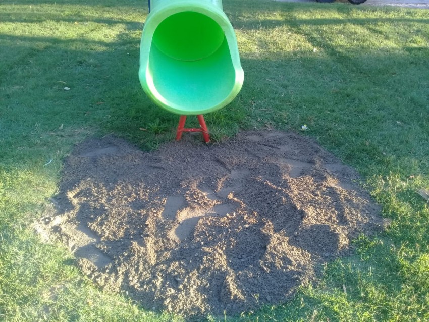 Puesta a punto en el Parque Anchorena para el festejo por el día de Re