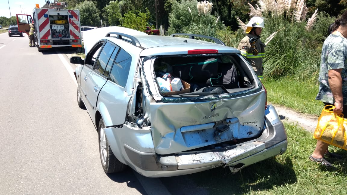 Choque por alcance provoca corte total en la Autov�a Madariaga � Pinam