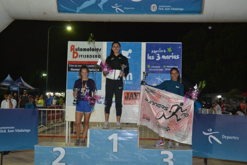 Luis Molina y Micaela Levaggi marcaron el camino en las 5 Millas Noctu