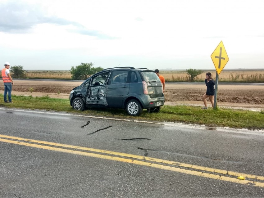 Choque en Ruta 56 deja un herido