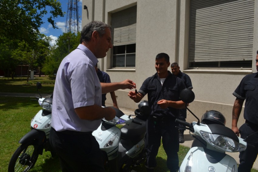 El municipio adquiri� cuatro motocicletas