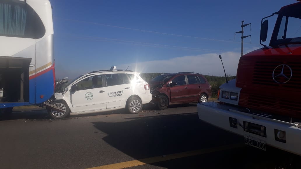 Choque en cadena en ruta 11 dej� varios heridos