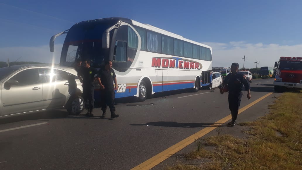 Choque en cadena en ruta 11 dej� varios heridos