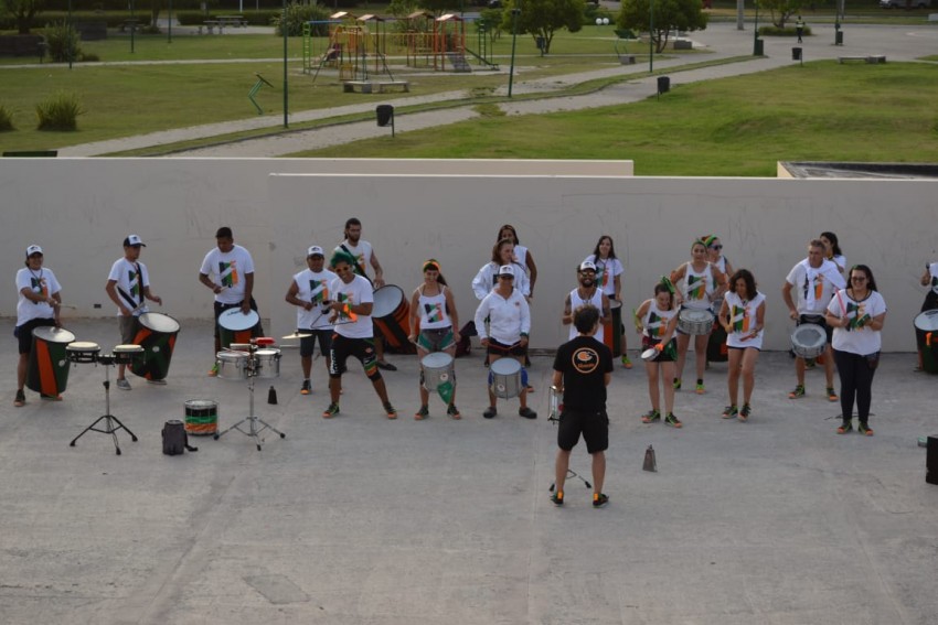 El Ensamble Percusin se present en el Paseo del Bicentenario