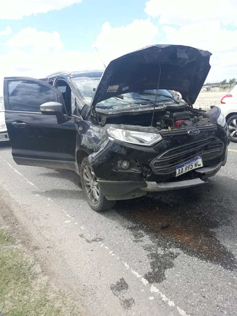 Choque m�ltiple deja una persona herida en Ruta 56