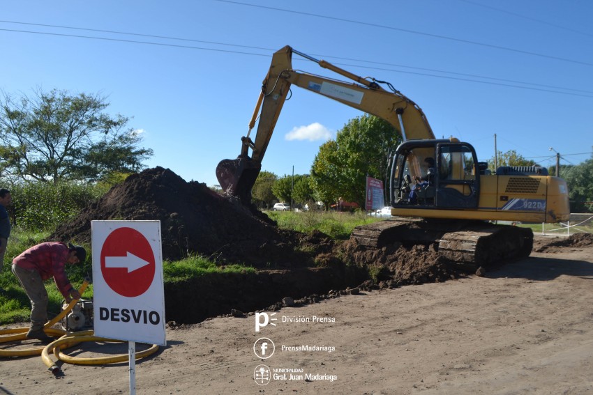Cloacas del Ramn Carrillo: Avanza la obra que dotar del servicio al 