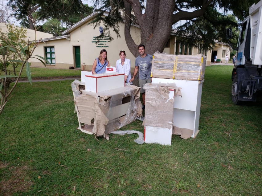 Instalaron cmaras de seguridad y adquirieron una heladera en la Deleg