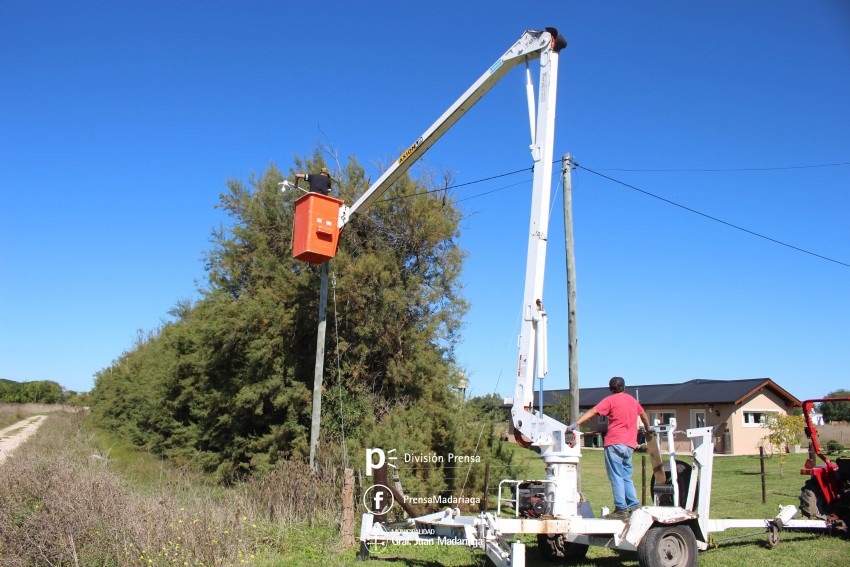Iniciaron con los recambios y colocacin de nuevas luminarias en los d