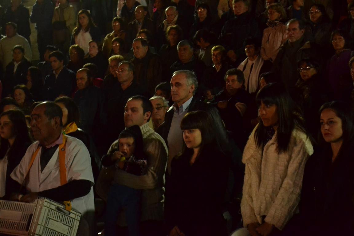 Popovich en el traslado de las cenizas de Argentino Luna